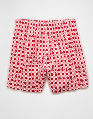 Мужские брюки American Eagle AEO Plaid Stretch Lounge Boxer Short — фото 4