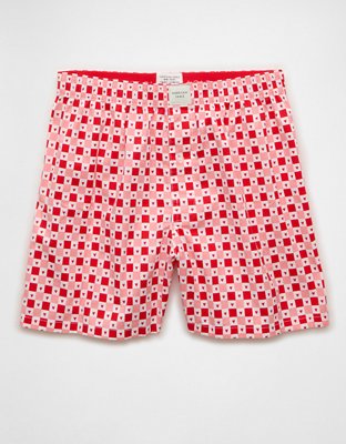 Мужские брюки American Eagle AEO Plaid Stretch Lounge Boxer Short — фото 3