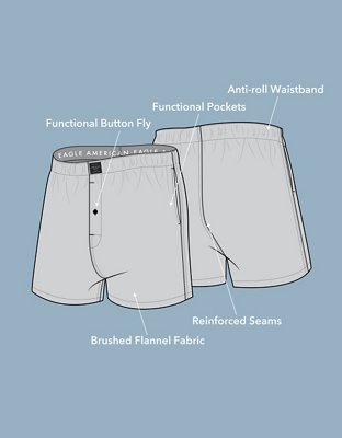AEO Flannel Pocket Boxer Short