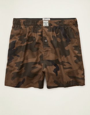 AEO Camo Flannel Pocket Boxer Short