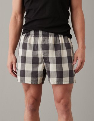 AEO Plaid Stretch Boxer Short