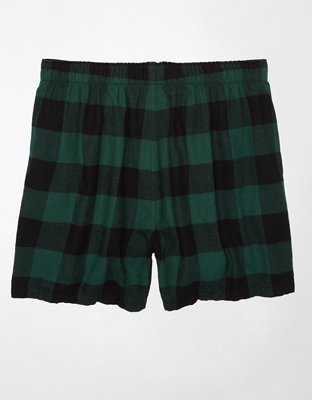 AEO Flannel Snoopy Peanuts Pocket Boxer