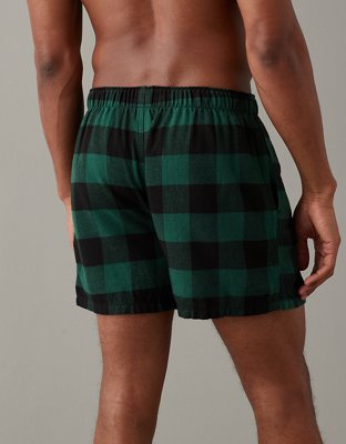 AEO Flannel Snoopy Peanuts Pocket Boxer