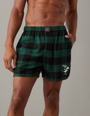 AEO Snowman Satin Pocket Boxer Short