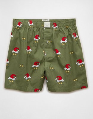 AEO Grinch Face Stretch Boxer Short