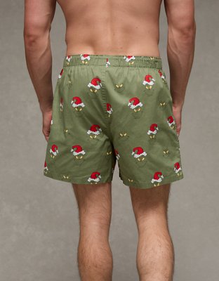 AEO Grinch Face Stretch Boxer Short