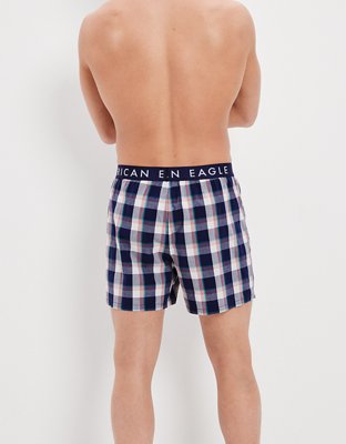 Short bóxer stretch con diseño escocés AEO