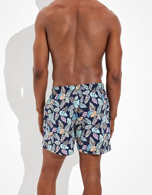 Мужские брюки American Eagle AEO Tropical Plants Stretch Boxer Short — фото 2