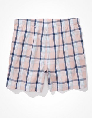 AEO Stretch Plaid Classic Boxer Short