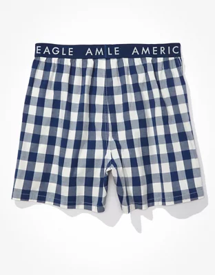 AEO Plaid Stretch Boxer Short