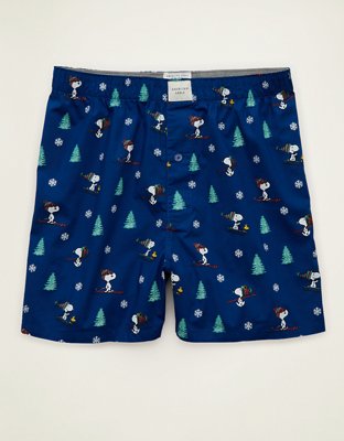 AEO Men's Snoopy Stretch Cotton Boxer Short