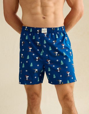 AEO Men's Snoopy Stretch Cotton Boxer Short
