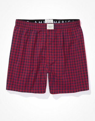 AEO Plaid Stretch Boxer Short