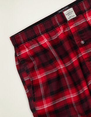 AEO Plaid Stretch Pocket Boxer Short