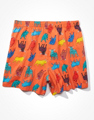 Мужские брюки American Eagle AEO Bulls Stretch Boxer Short — фото 4