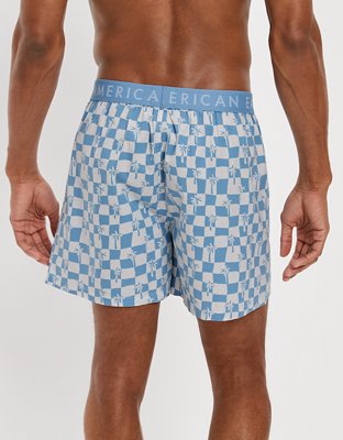 AEO Palm Checkered Stretch Boxer Short