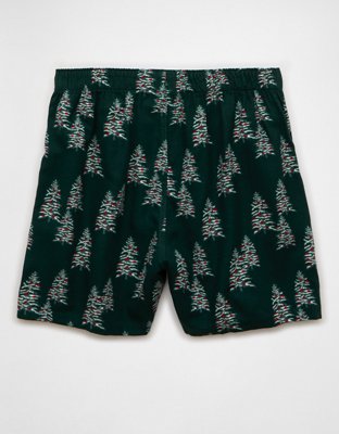 AEO Christmas Tree Stretch Boxer Short