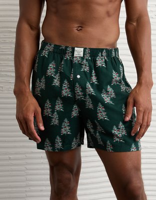 AEO Christmas Tree Stretch Boxer Short