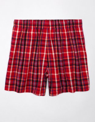 AEO Plaid Stretch Boxer Short