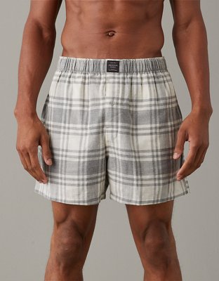 AEO Plaid Ultra Soft Pocket Boxer Short