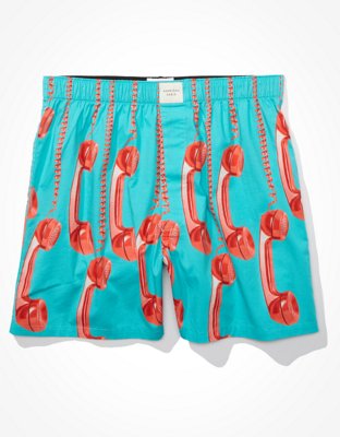 Мужские брюки American Eagle AEO Telephones Stretch Boxer Short — фото 3