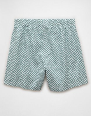 Caleçon boxeur extensible à damier pour hommes AEO