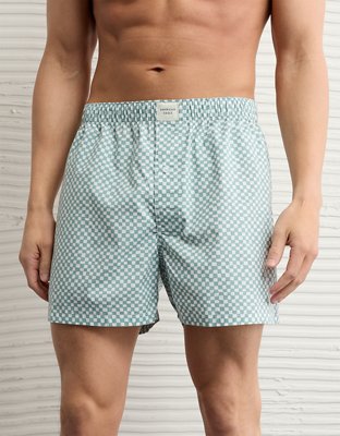 AEO Men's Checkerboard Stretch Boxer Short