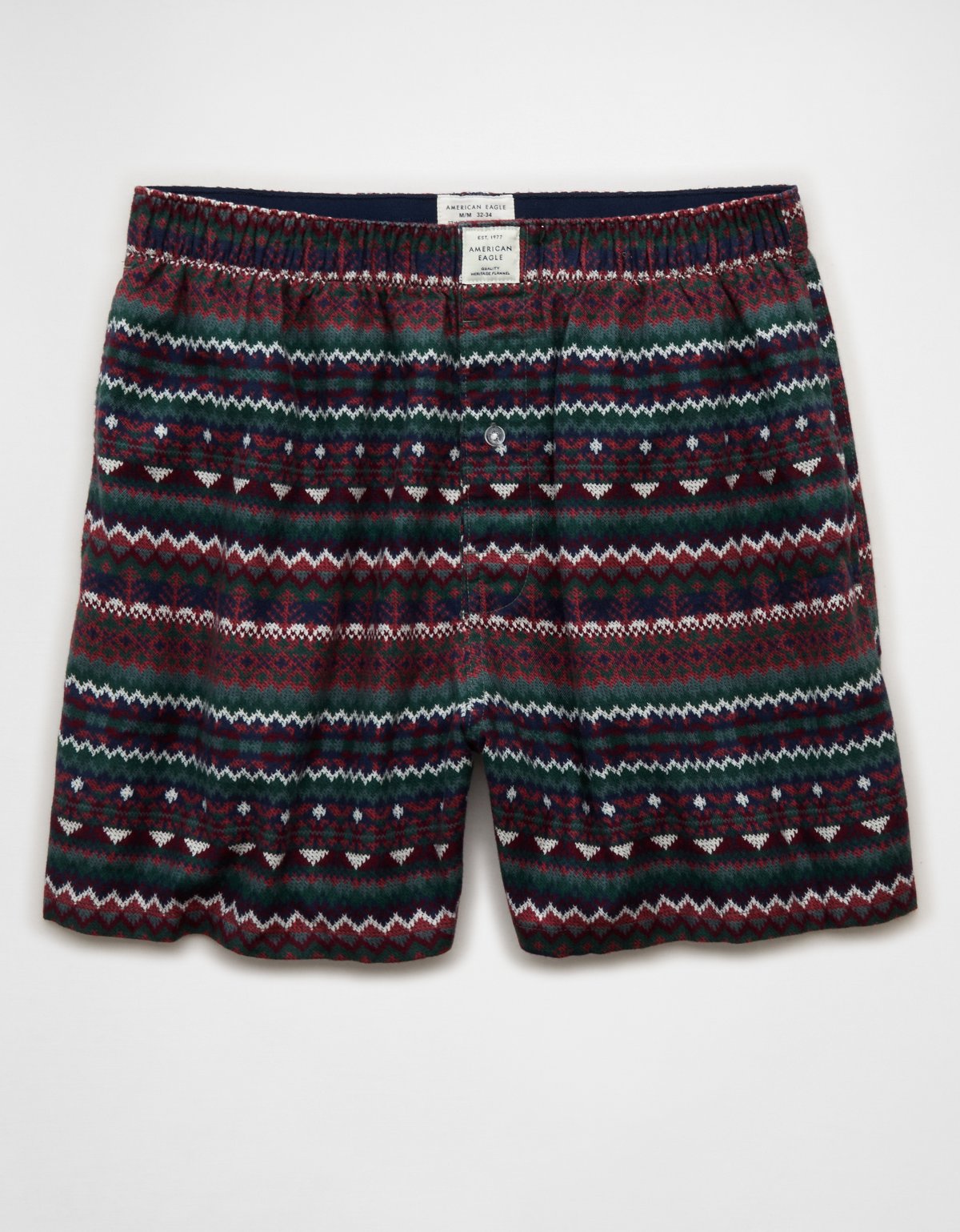 AEO Fairisle Flannel Pocket Boxer Short - image 3