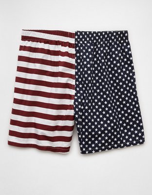 AEO Men's USA Stars & Stripes Stretch Boxer Short
