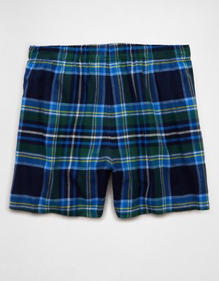 AEO Plaid Stretch Classic Boxer Short