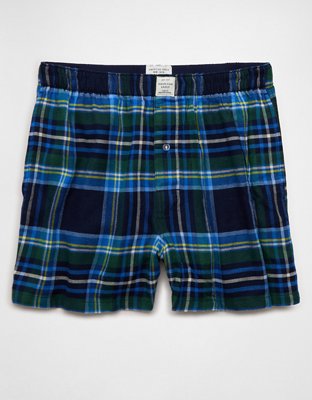 AEO Plaid Stretch Classic Boxer Short
