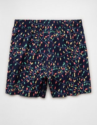 AEO Holiday Lights Stretch Boxer Short