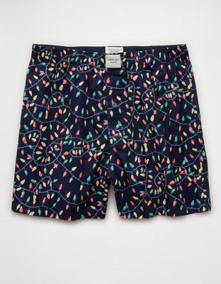 AEO Holiday Lights Stretch Boxer Short