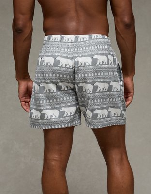 AEO Polar Bears Flannel Pocket Boxer