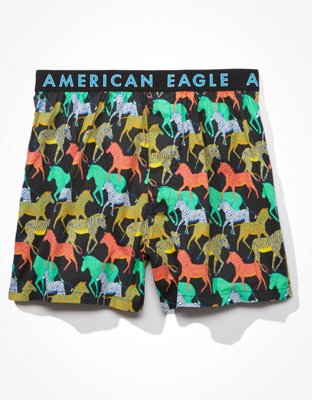 Мужские брюки American Eagle AEO Zebra Stretch Boxer Short — фото 3