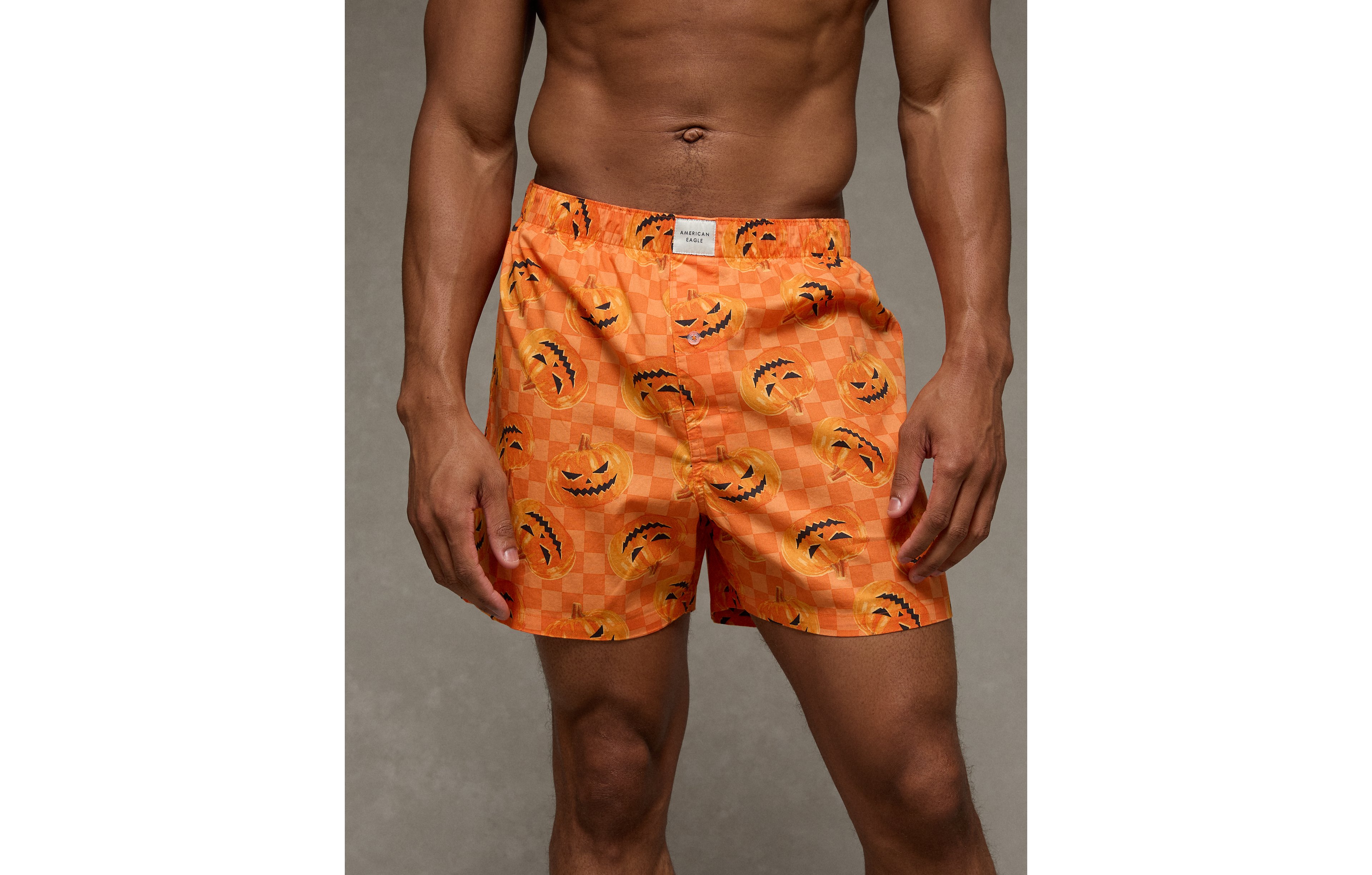 AEO Men's Halloween Stretch Cotton Boxer Short