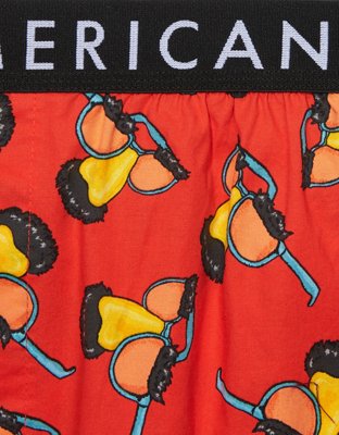 Мужские брюки American Eagle AEO Glasses Stretch Boxer Short — фото 5