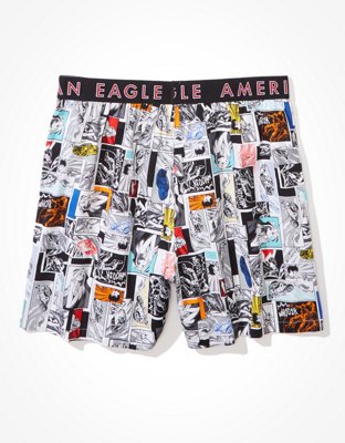 Мужские брюки American Eagle AEO Comics Stretch Boxer Short — фото 4