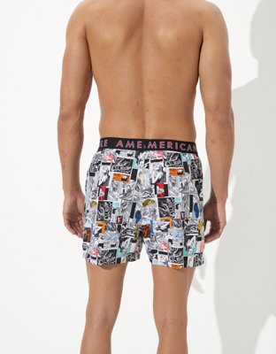 Мужские брюки American Eagle AEO Comics Stretch Boxer Short — фото 2