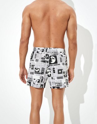 Мужские брюки American Eagle AEO Newspaper Stretch Boxer Short — фото 2