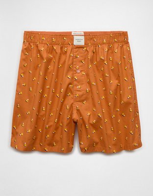 AEO Men's Tiny Candy Corn Stretch Boxer Short