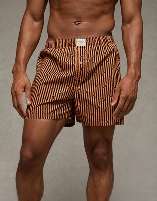 Caleçon boxeur extensible à rayures chauve-souris pour hommes AEO