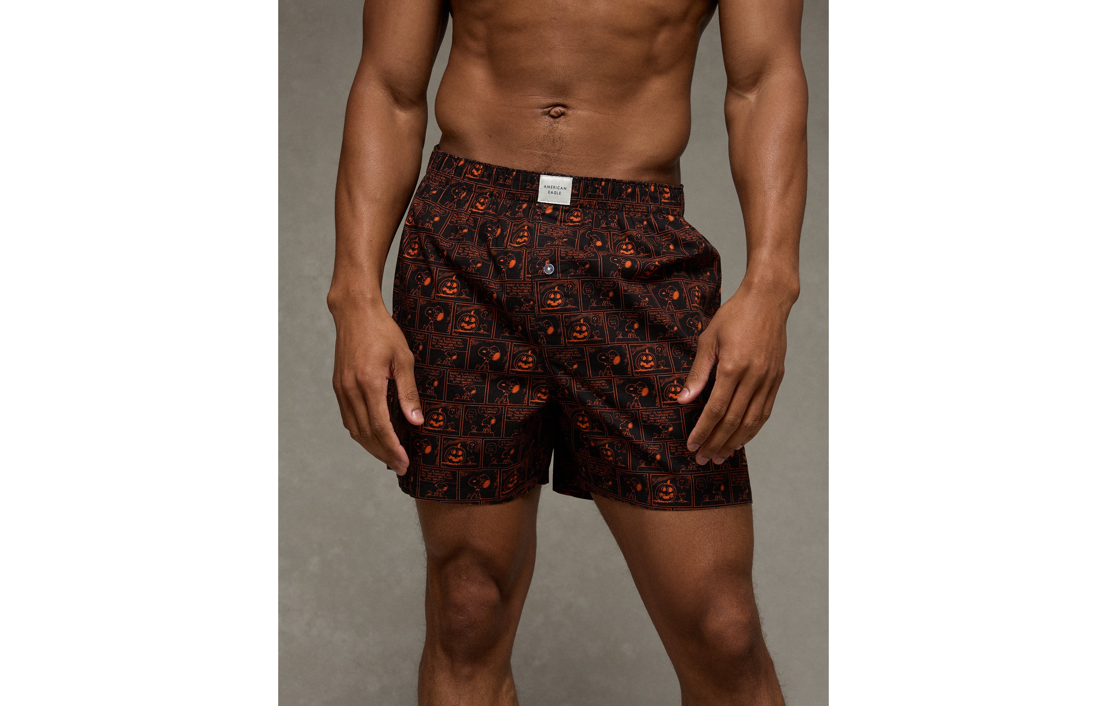 AEO Men's Halloween Stretch Cotton Boxer Short