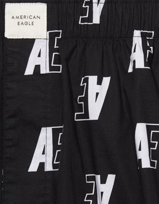 Мужские брюки American Eagle AEO Graphic Stretch Boxer Short — фото 5