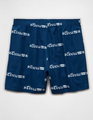 AEO Men's Coors Banquet Flannel Boxer Short | American Eagle