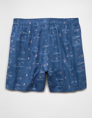 AEO Downhill Skier Flannel Boxer Short
