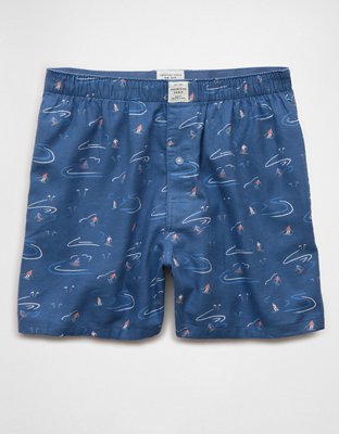 AEO Downhill Skier Flannel Boxer Short