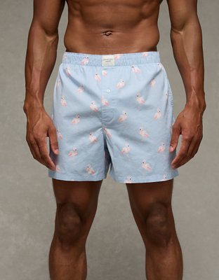 AEO Short Bóxer Stretch de Flamencos para Hombre
