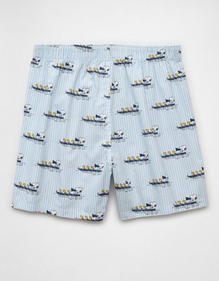 Caleçon boxeur extensible Snoopy en bateau pour hommes AEO