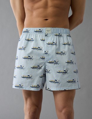 AEO Men's Snoopy Boat Stretch Boxer Short